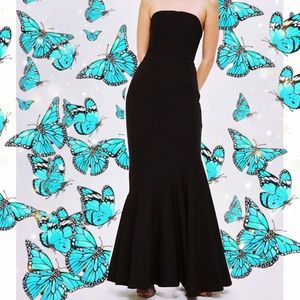 Elegant black maxi dress by topshop🖤🌹